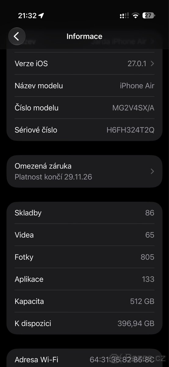 IPhone Air 512gb + bohaté příslušenství - 8