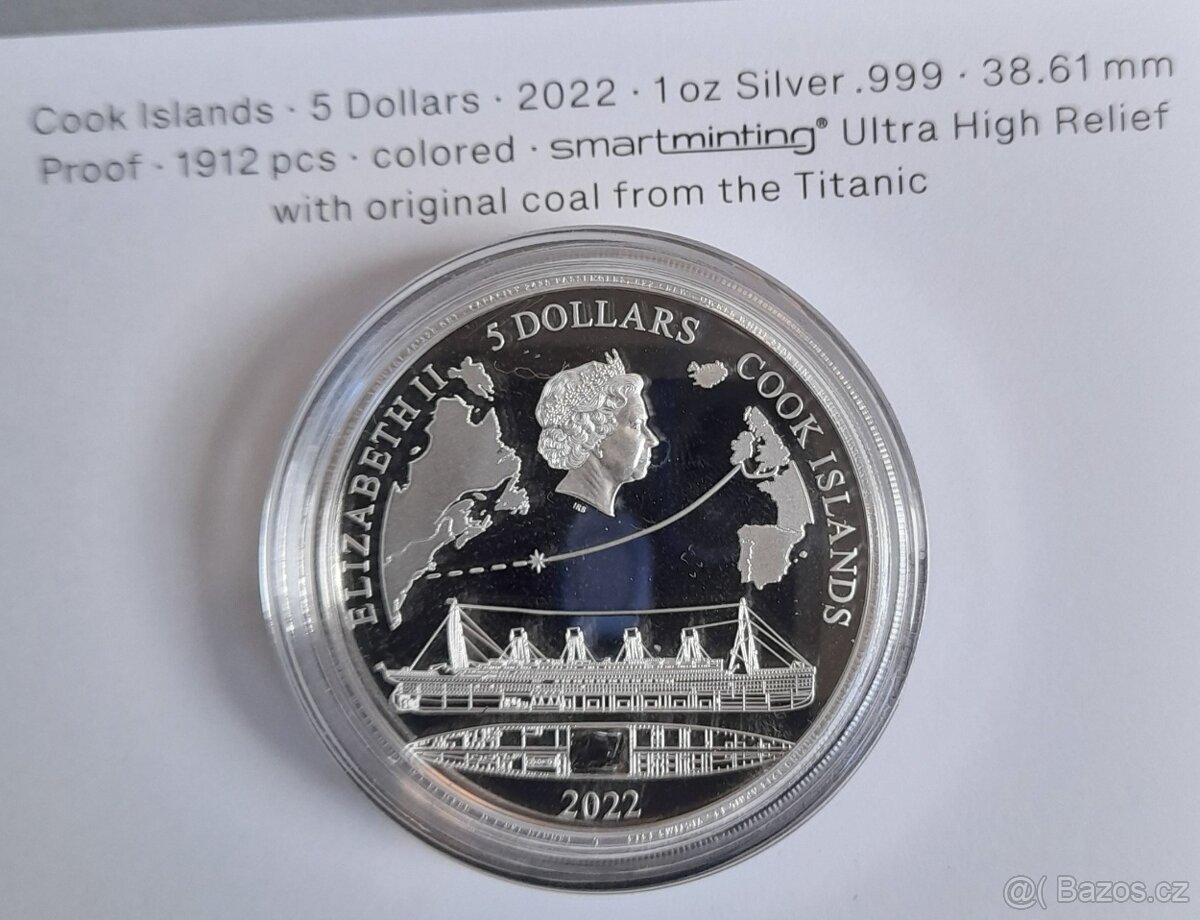 Stříbrná mince Titanic - 8