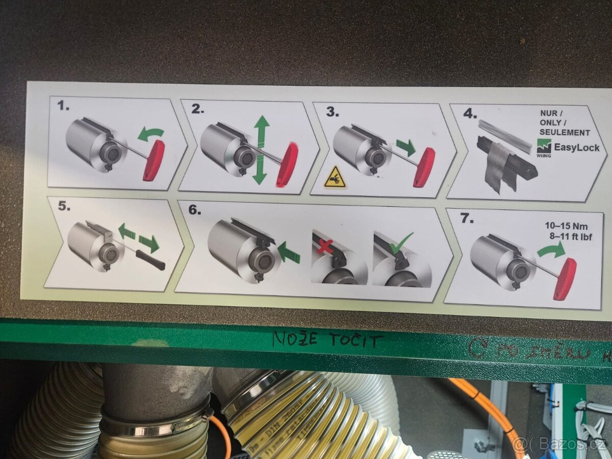 Čtyřstranná frézka Weinig. - 8