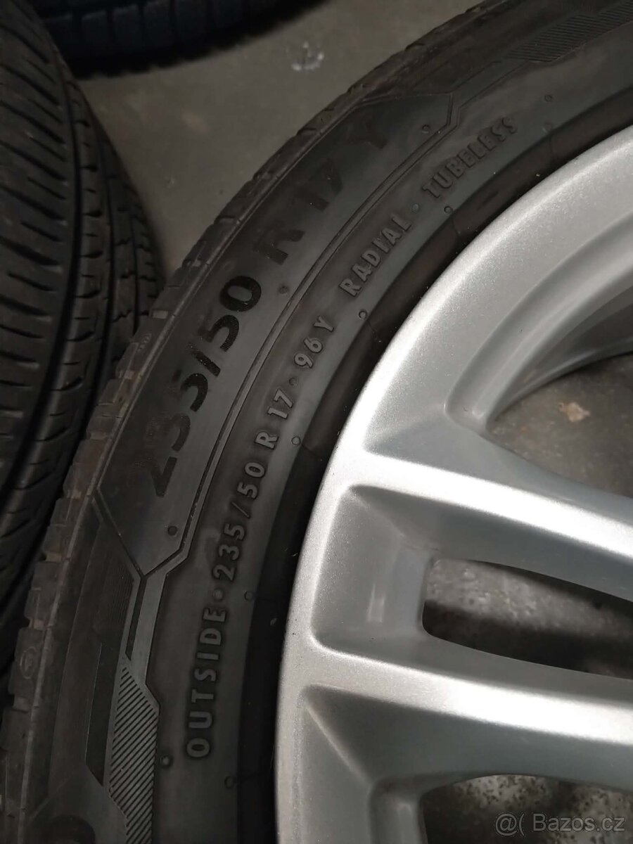Alu FORD Mondeo R 17 + letné pneu. - 8