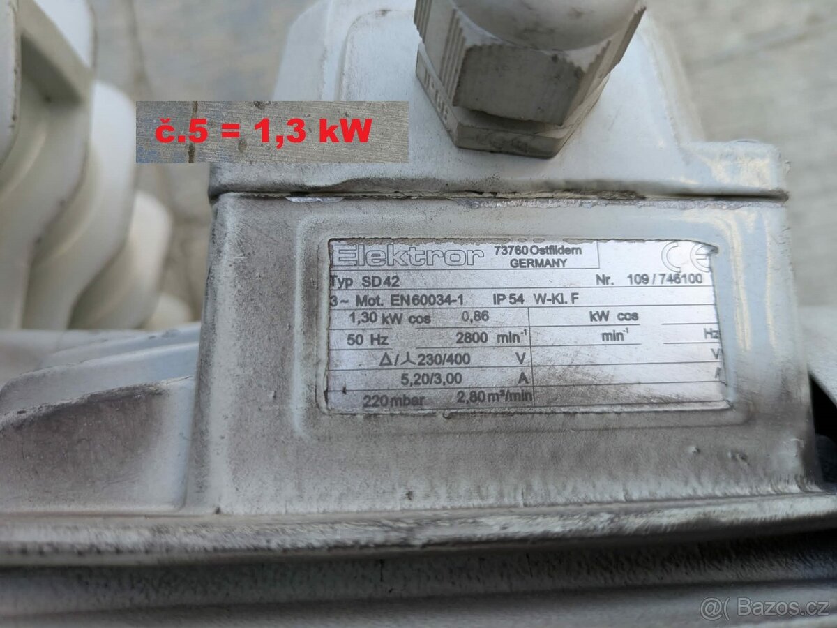 Priemyselné ventilátory 230/400V 5ks - 8