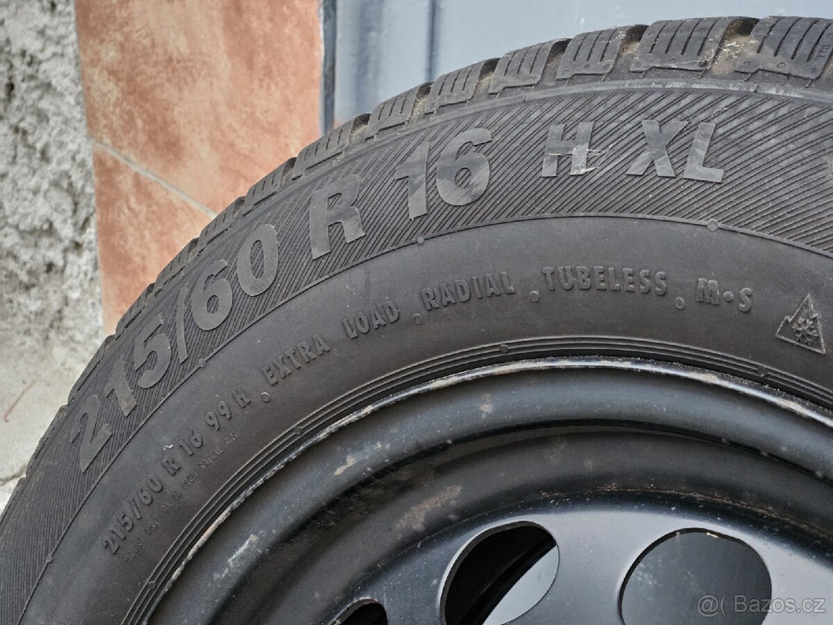 Sada kol s pneumatikami Barum Polaris 215/60 R16 - 8