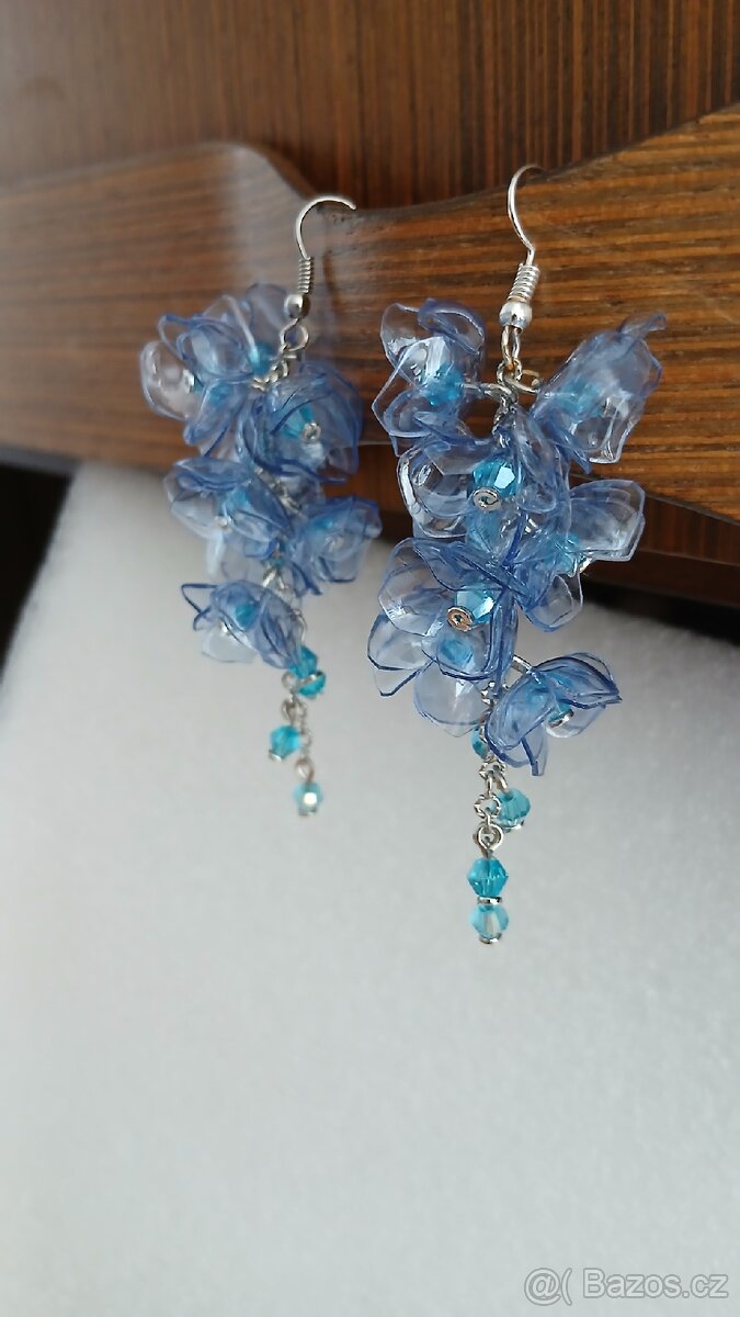 Plastové náušnice bižuterie - 8