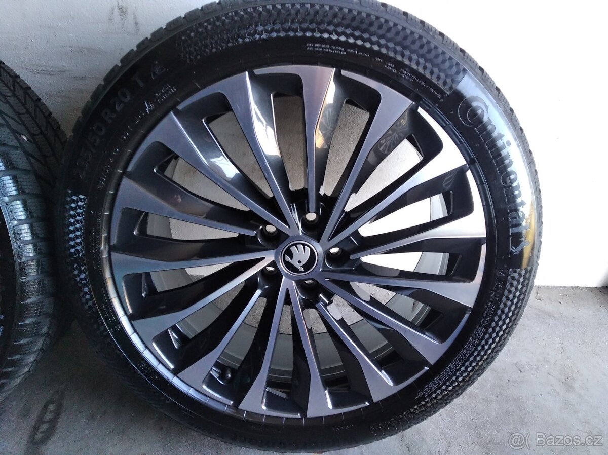 Zánovní zimní komplet Enyaq, Elroq 235/50+255/45 R20 - 8