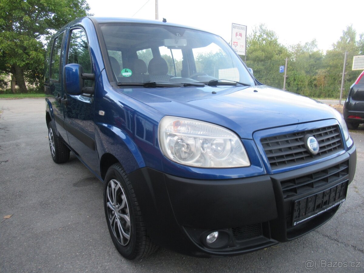 Fiat Doblo 1,4 80k, Klima, Tažné - 8