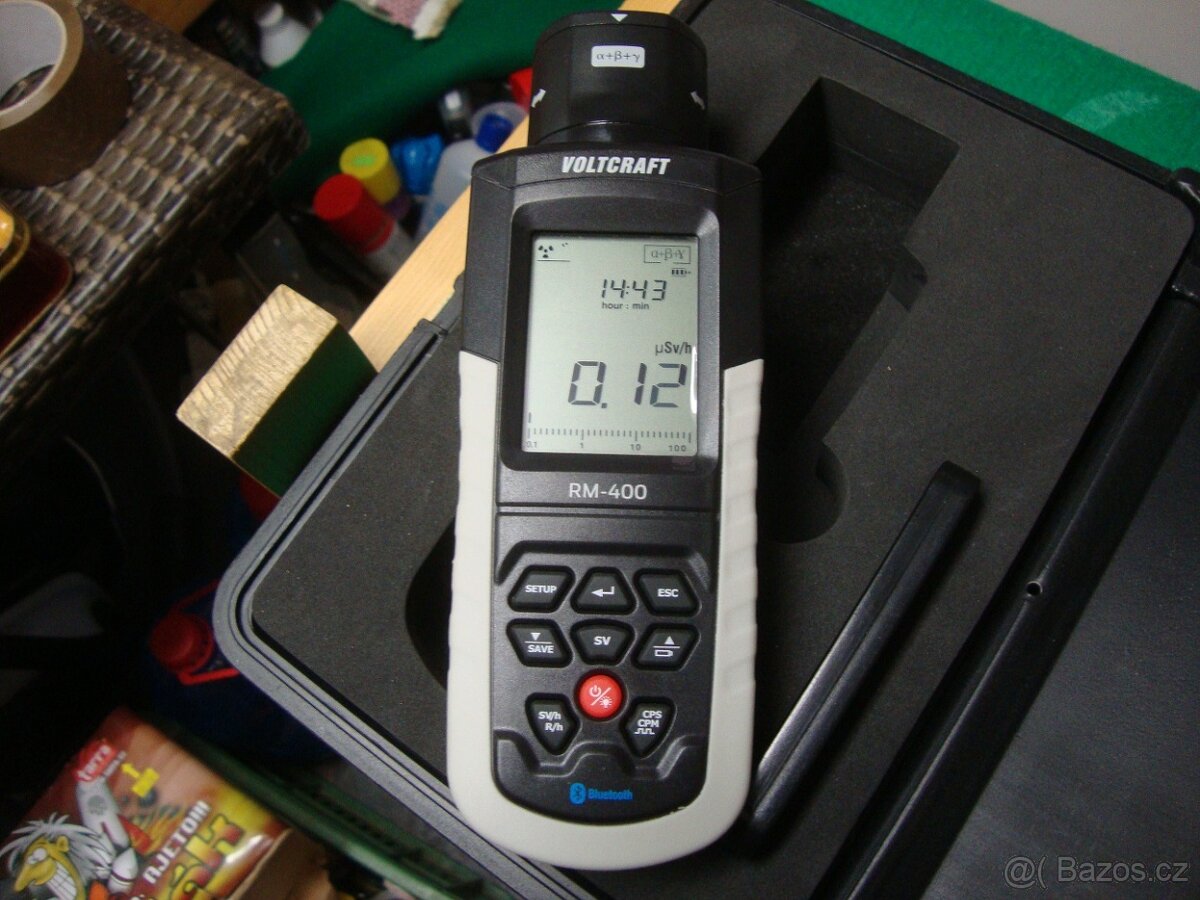 VOLTCRAFT RM-400 GEIGERŮV ČÍTAČ PRO KONTROLU RADIOAKTIVITY - 8