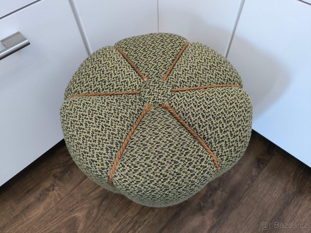 Art Deco taburet "Tulipán" - Jindřich Halabala č.2 - 8