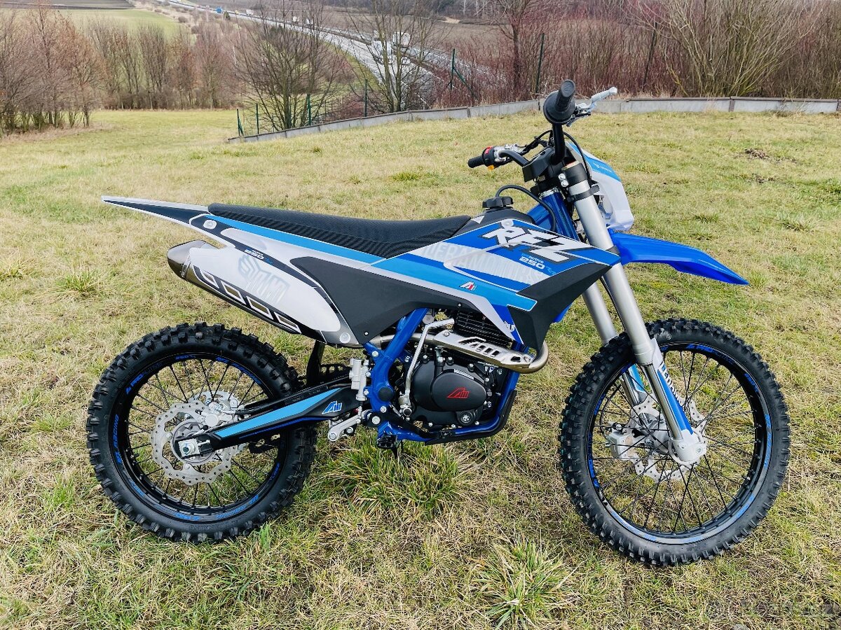 Pitbike Leramotors Thunder 250ccm, 21/18, modrá - 8