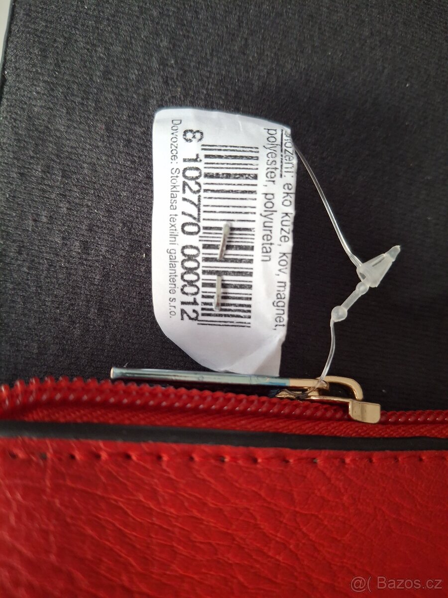 Dámská nová kabelka červená se sovičkama Stoklasa - 8