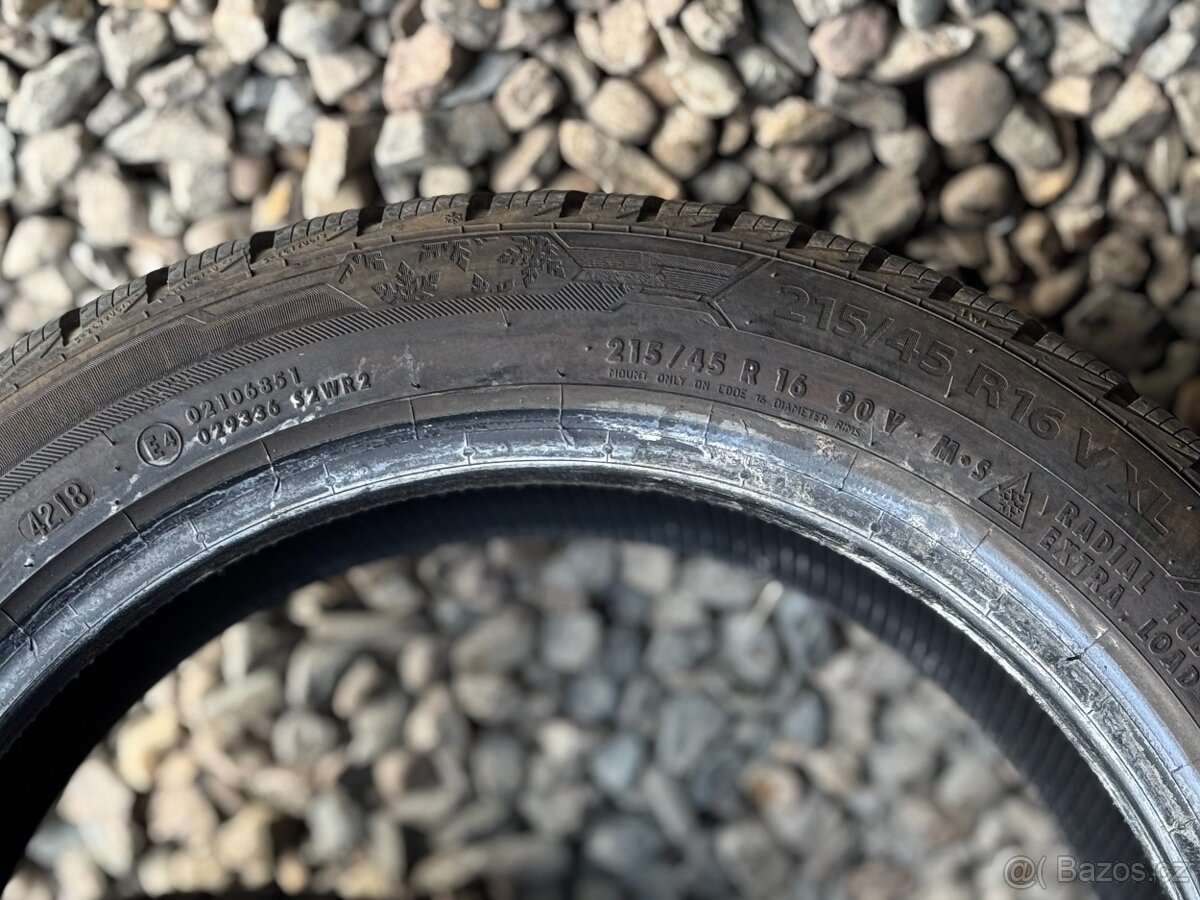 215/45/16 - Barum zimní sada pneu - 8