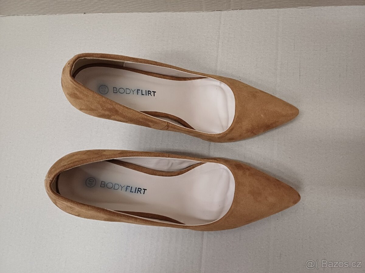 Hnědé lodičky vel.40 - 8