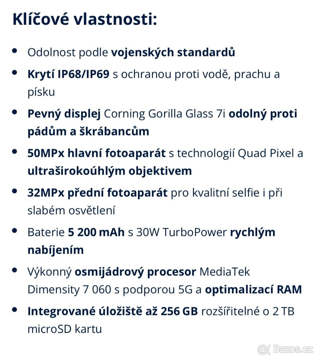 Motorola g56 5G černý - 8