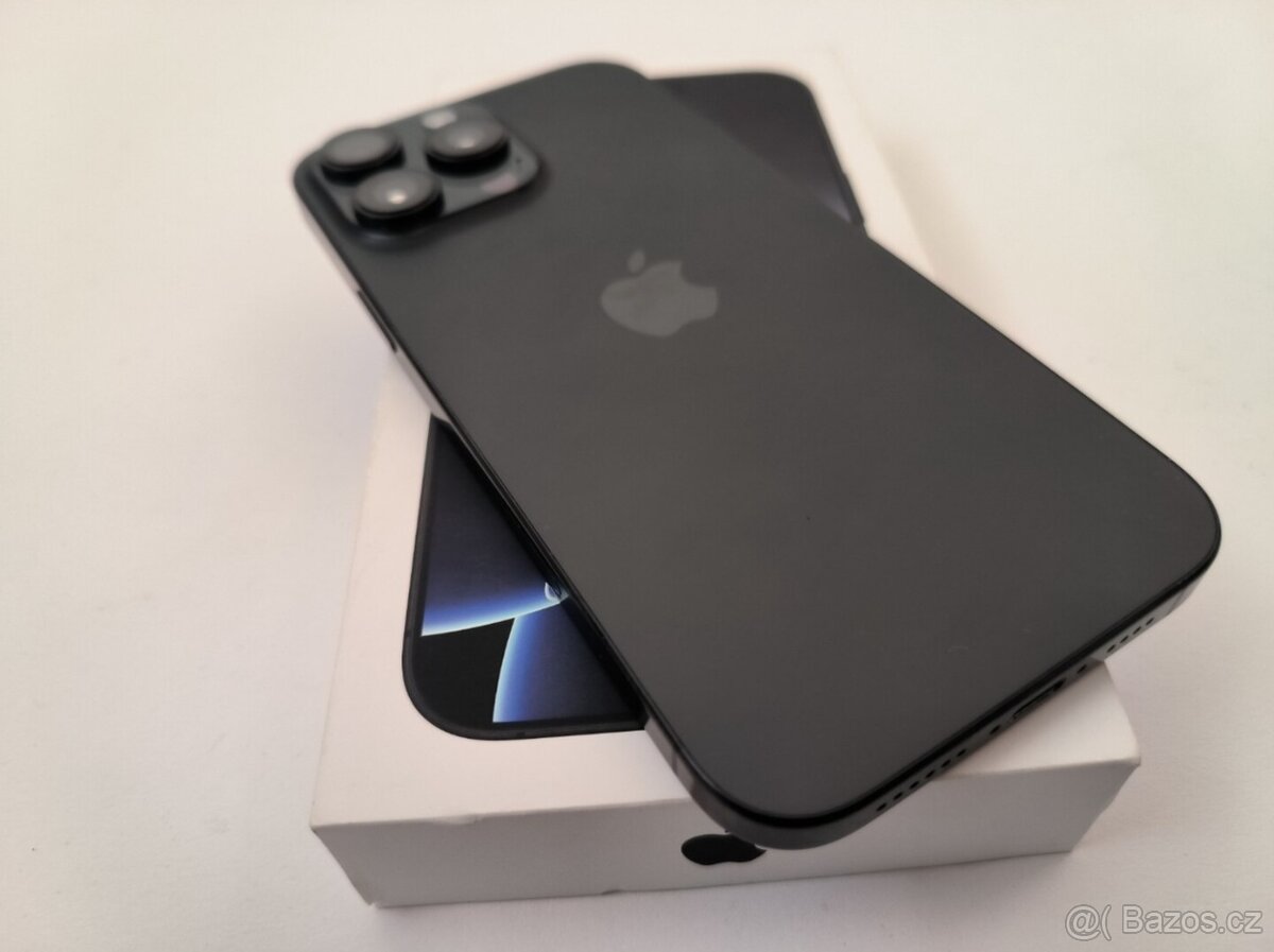 apple iphone 16 PRO MAX 256gb Black Titanium / Batéria 90% - 8