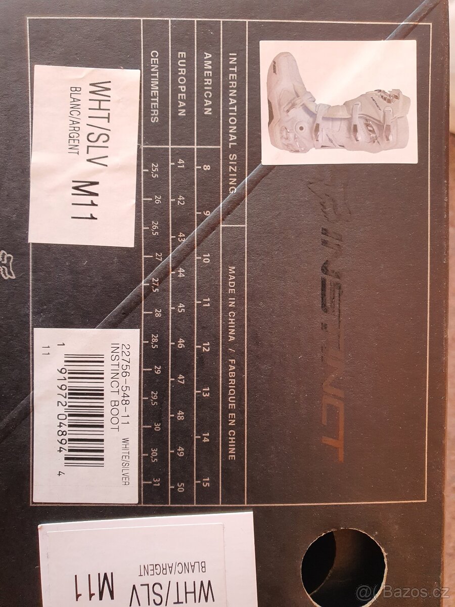 FOX Instinct White/Silver,vel.US45 (EU11) - 8