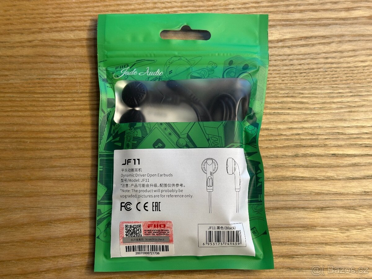 Fiio JF11 kvalitní sluchátka do uší, kabel+jack 3.5mm, NOVÁ - 8