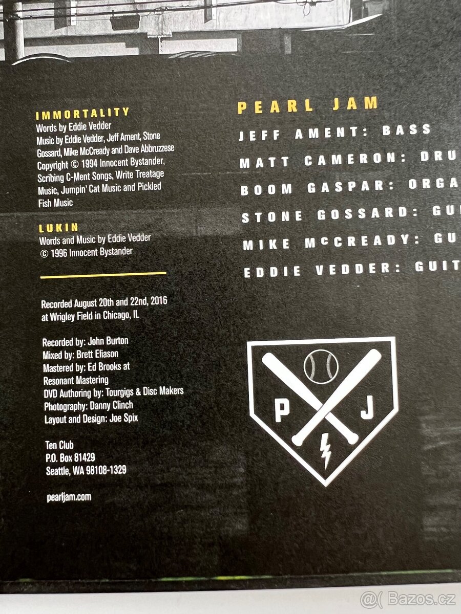 Pearl Jam - let’s play two CD+DVD - 8