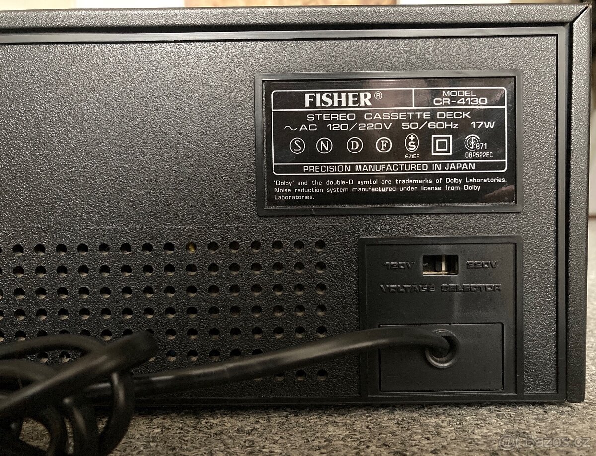 Vintage Tape Deck FISHER CR-4130 - 8