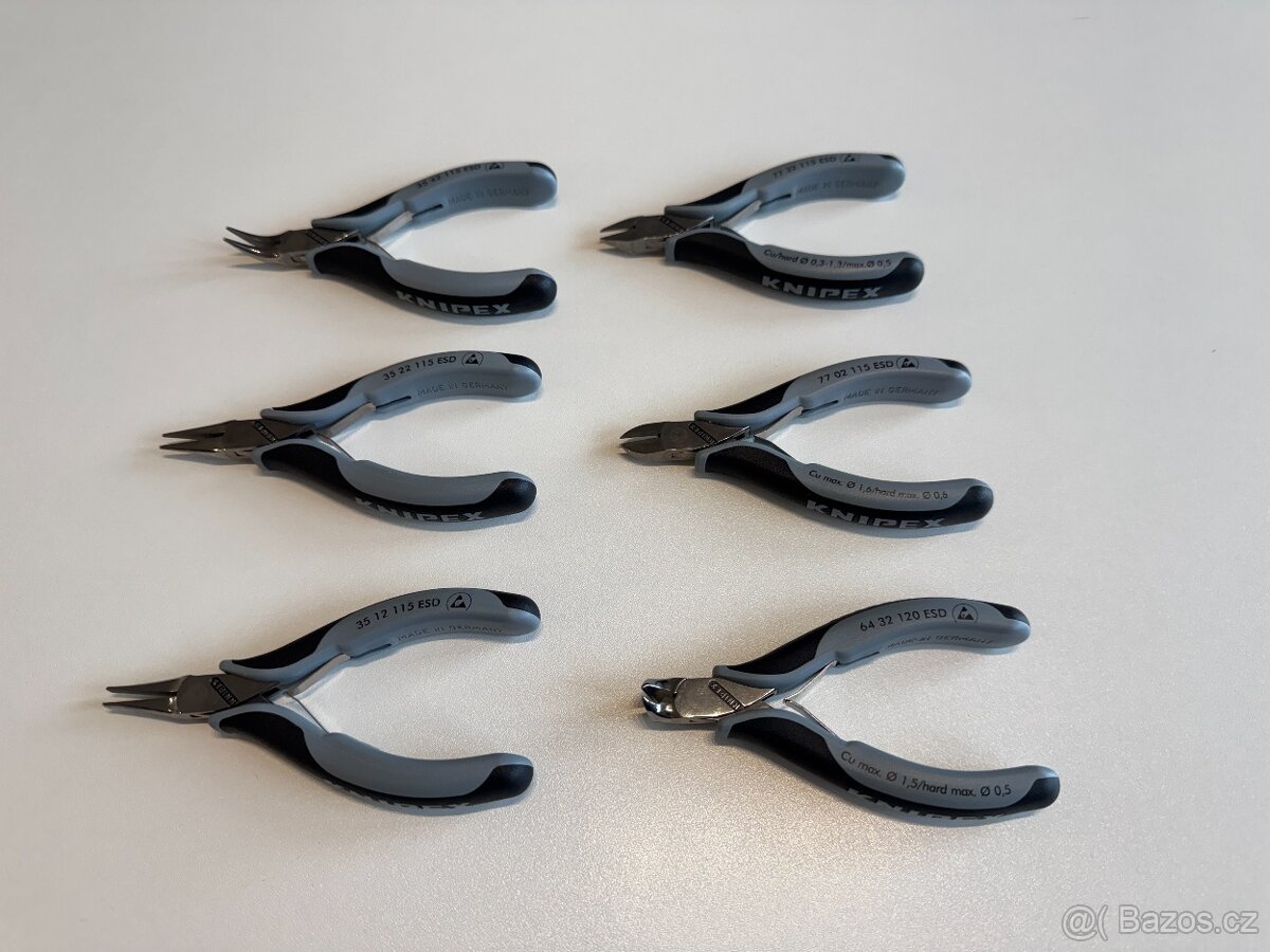 NOVÁ sada kleští ESD Knipex 00 20 17 - 8