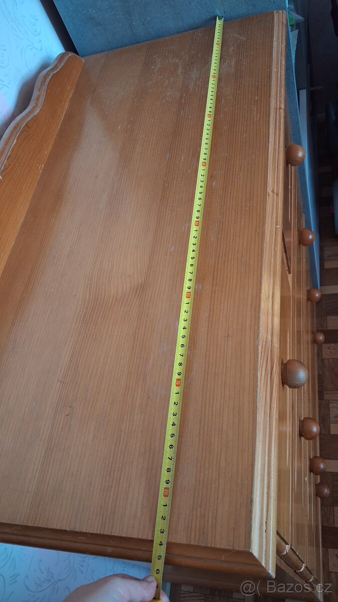 Komoda masiv 5 šuplíků - 8