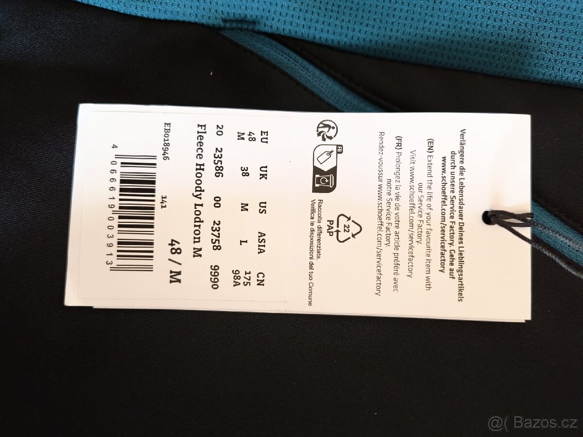 Pánská funkční mikina Schoffel Fleece Hoody Lodron, vel. M - 8