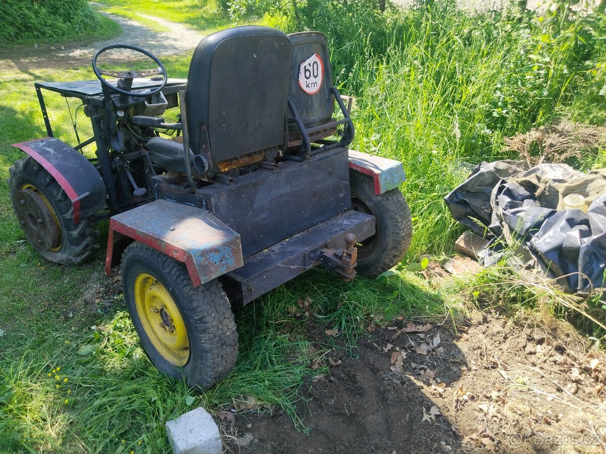 Traktor domácí výroby Jawa 250. - 8