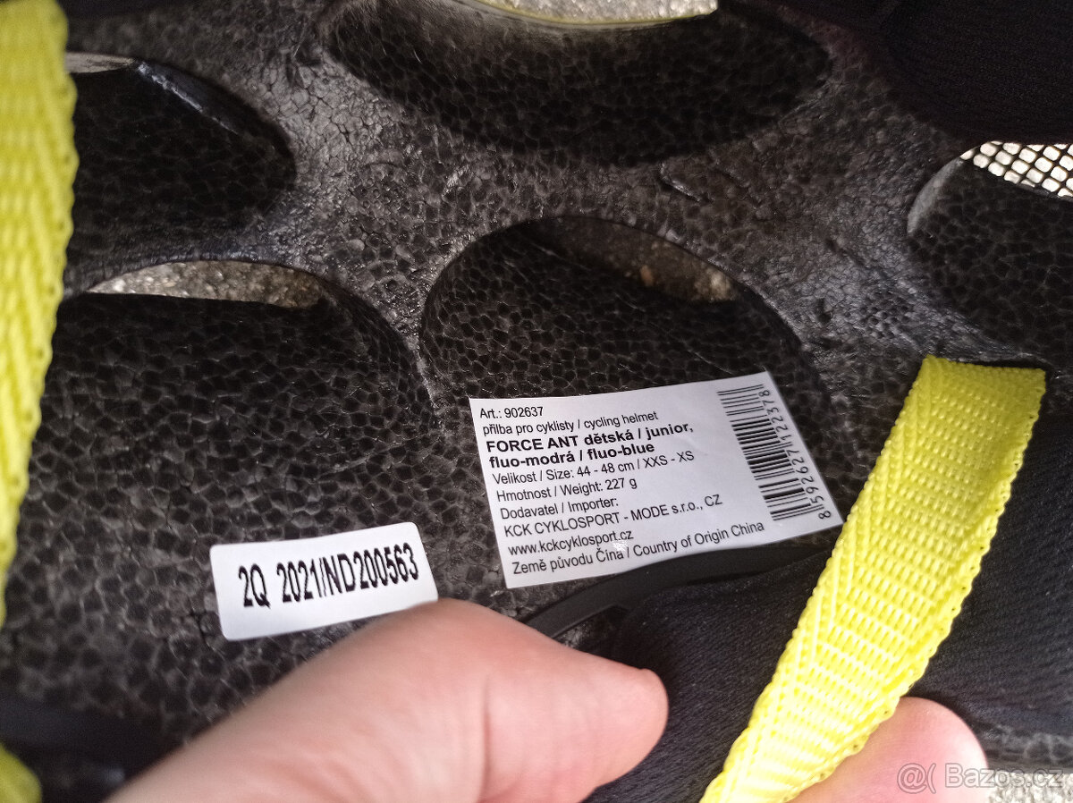 Dětská přilba pro dvojčata FORCE ANT, 44-48 cm - 8