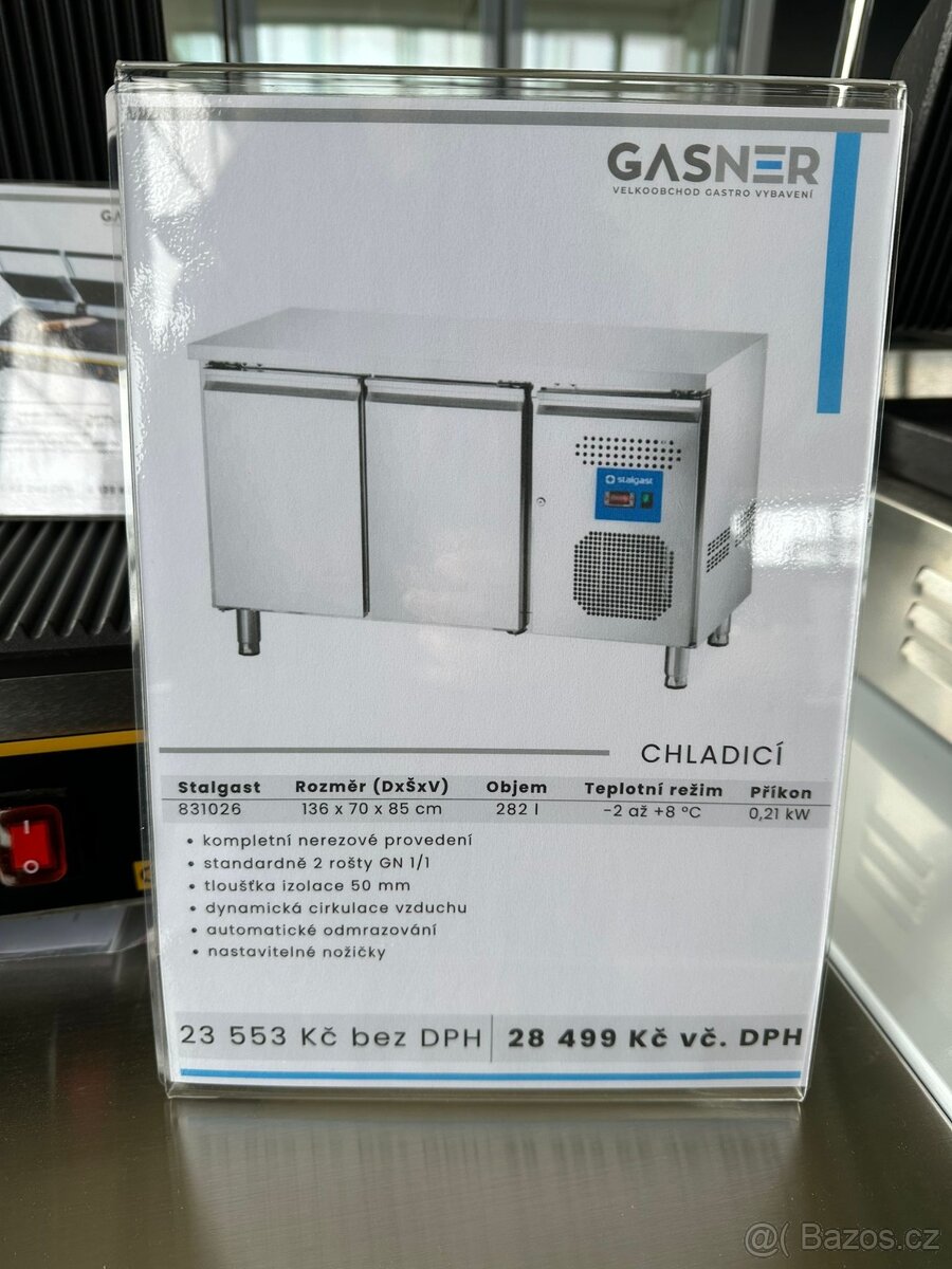 Nerezový chladicí stůl - 8