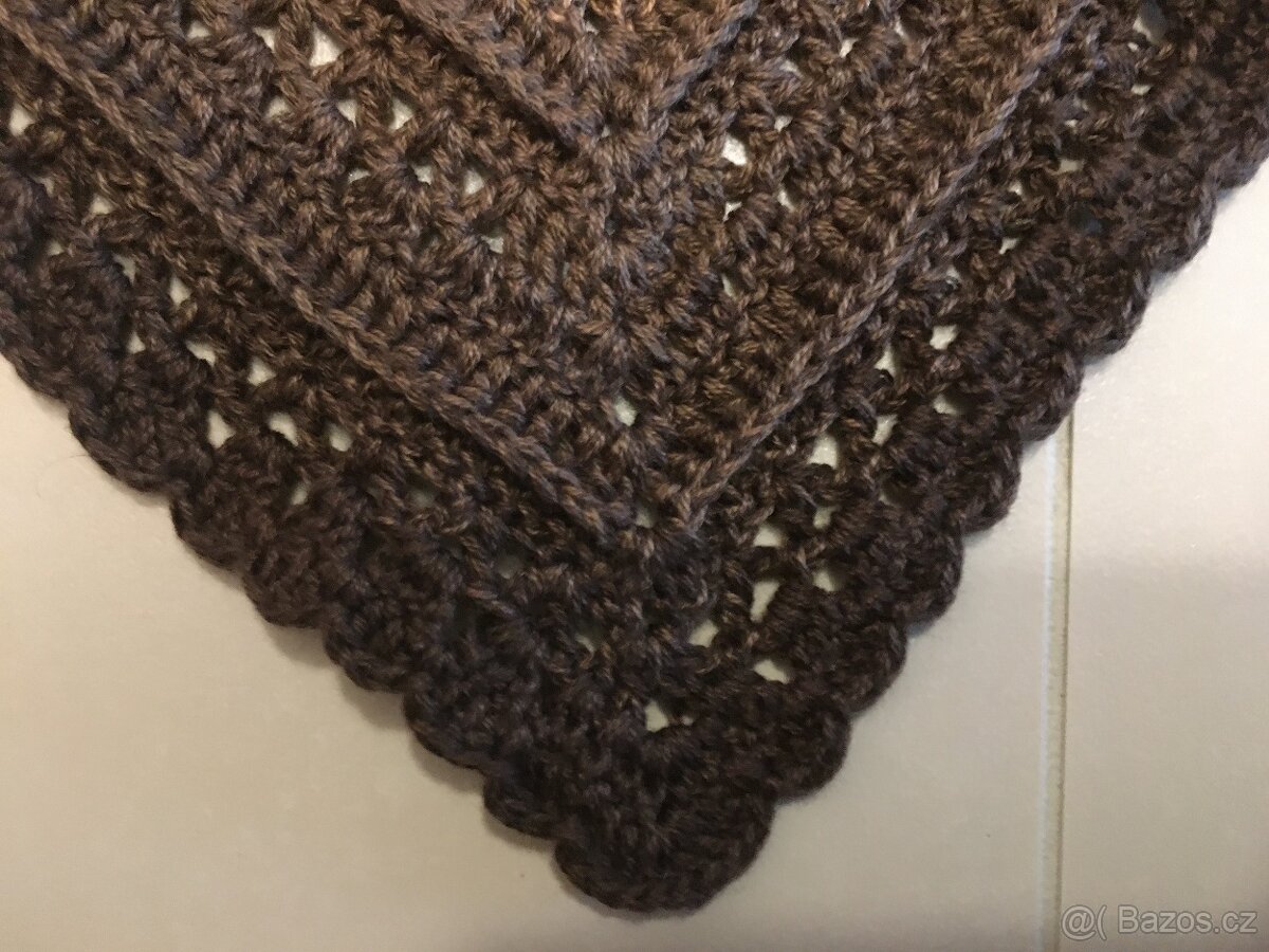 ručně háčkovaný šátek - 8