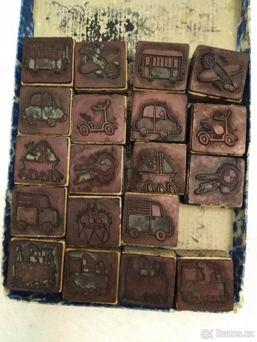 Retro hračky razítka - 8