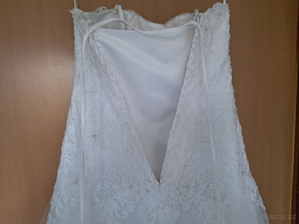 Svatební šaty vel. 40 - 8