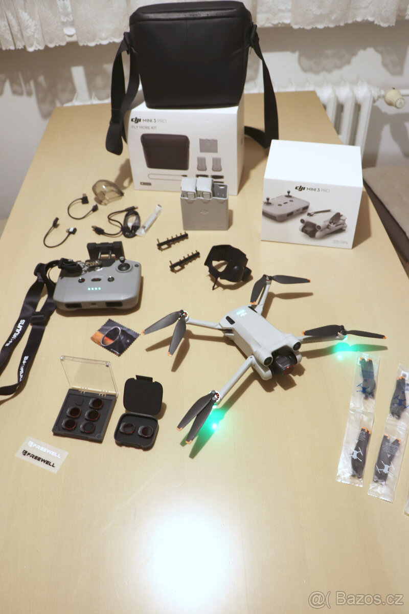 Dron DJI Mini 3 PRO, Fly More Kombo, 3 baterie, filtry - 8