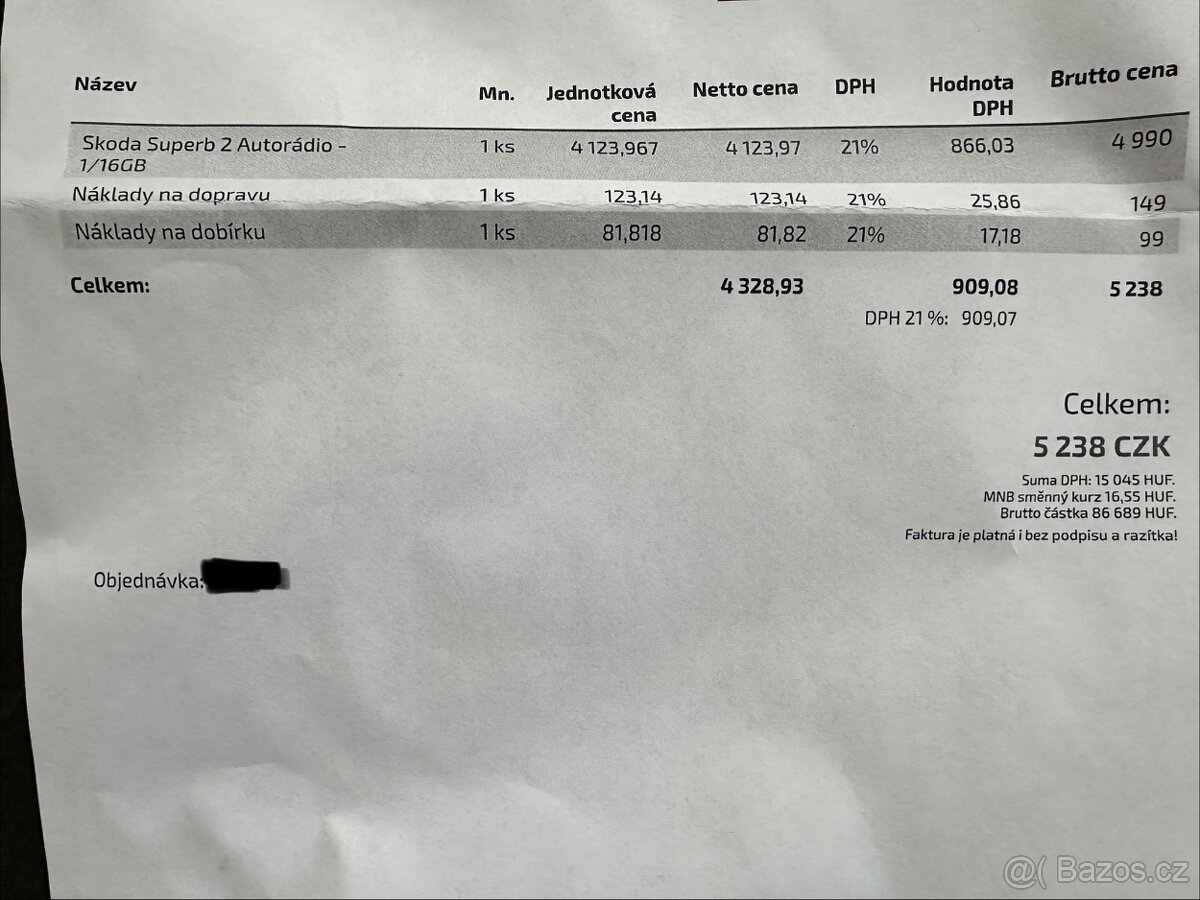 Android rádio Škoda Superb II - 8