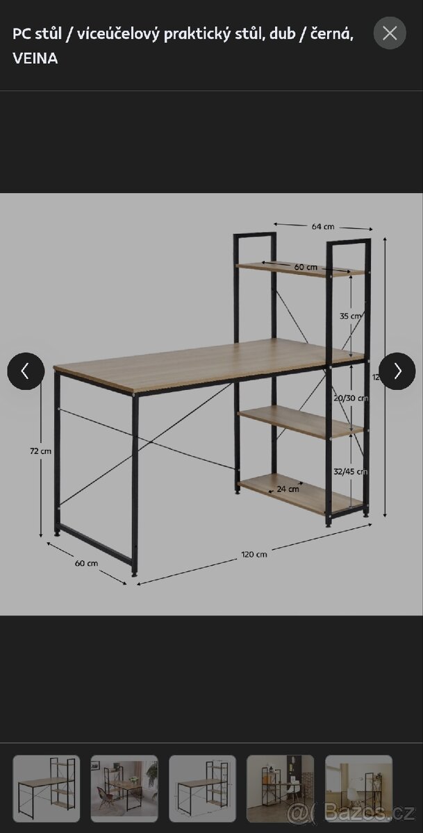 Sestava IKEA REGAL A STŮL - 8