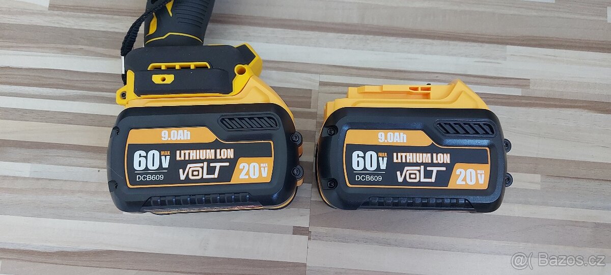 Aku 20V/9.0Ah DCB 609,pro nářadí DeWALT a jiné nářadí. - 8