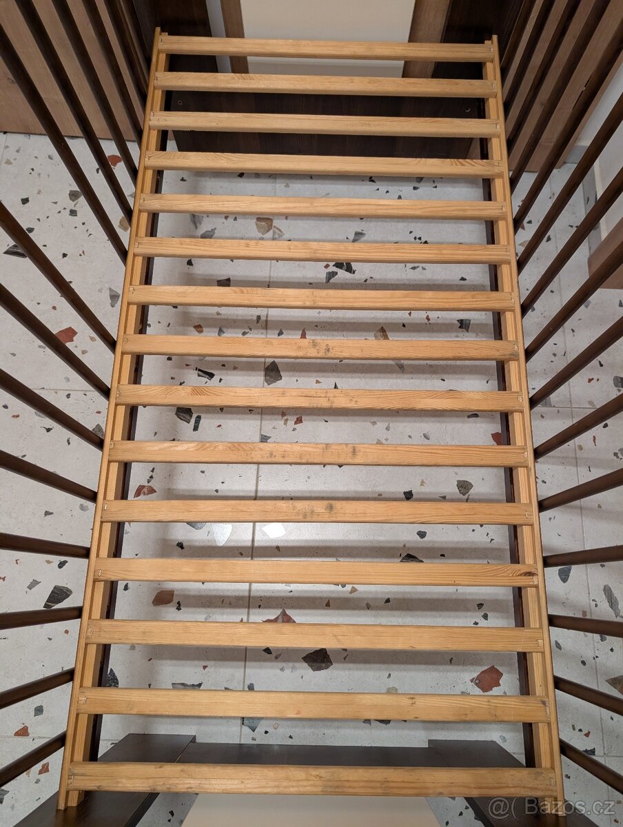 Dětská postýlka dřevěná 120x60 cm - 8