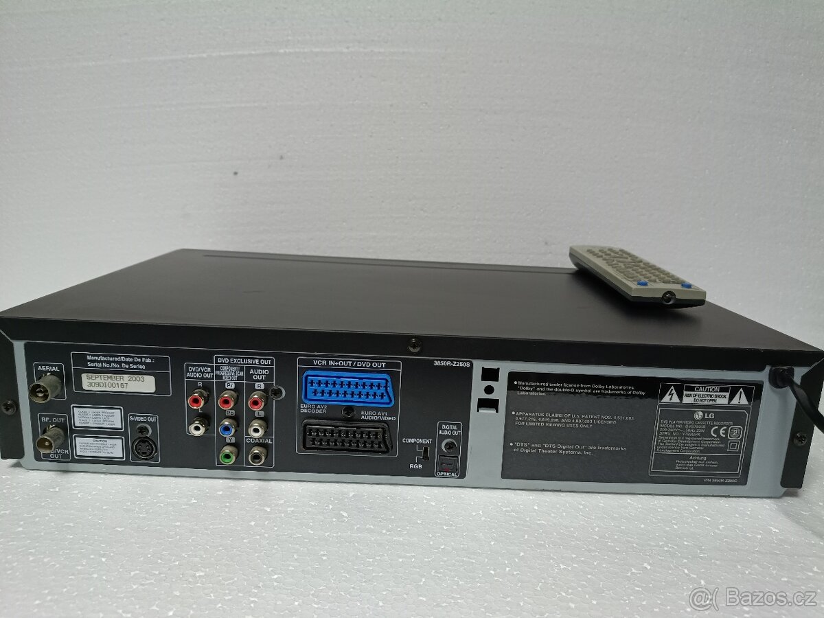 LG DVS7905B DVD Player VHS Videorecorder - 8