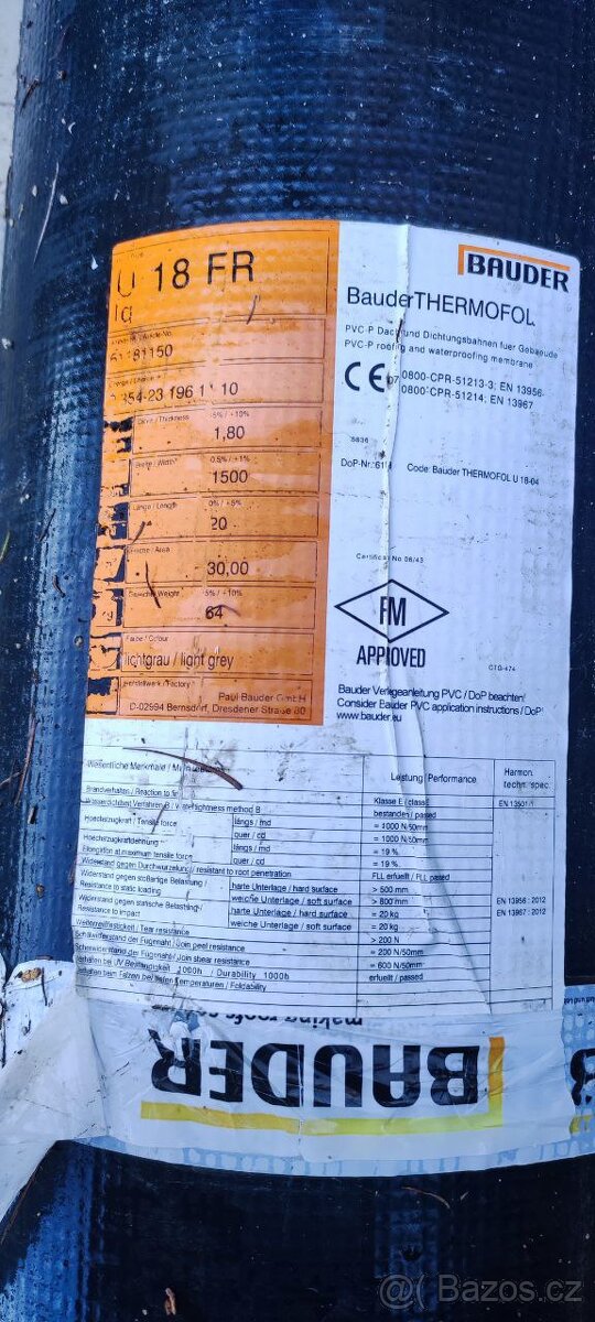 Strešni folije Bauder - 8