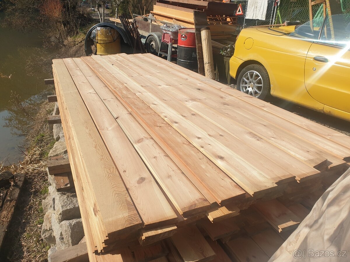 Podlahové prkna, terasa - vyschlá - 8
