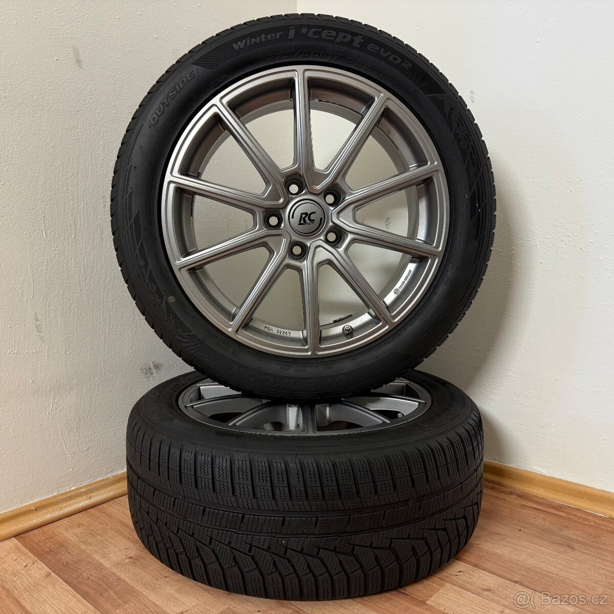 AUDI A4 B9 / A5 8T 5x112 R17 ET29+ZIMNÍ 225/50R17 5mm - 8