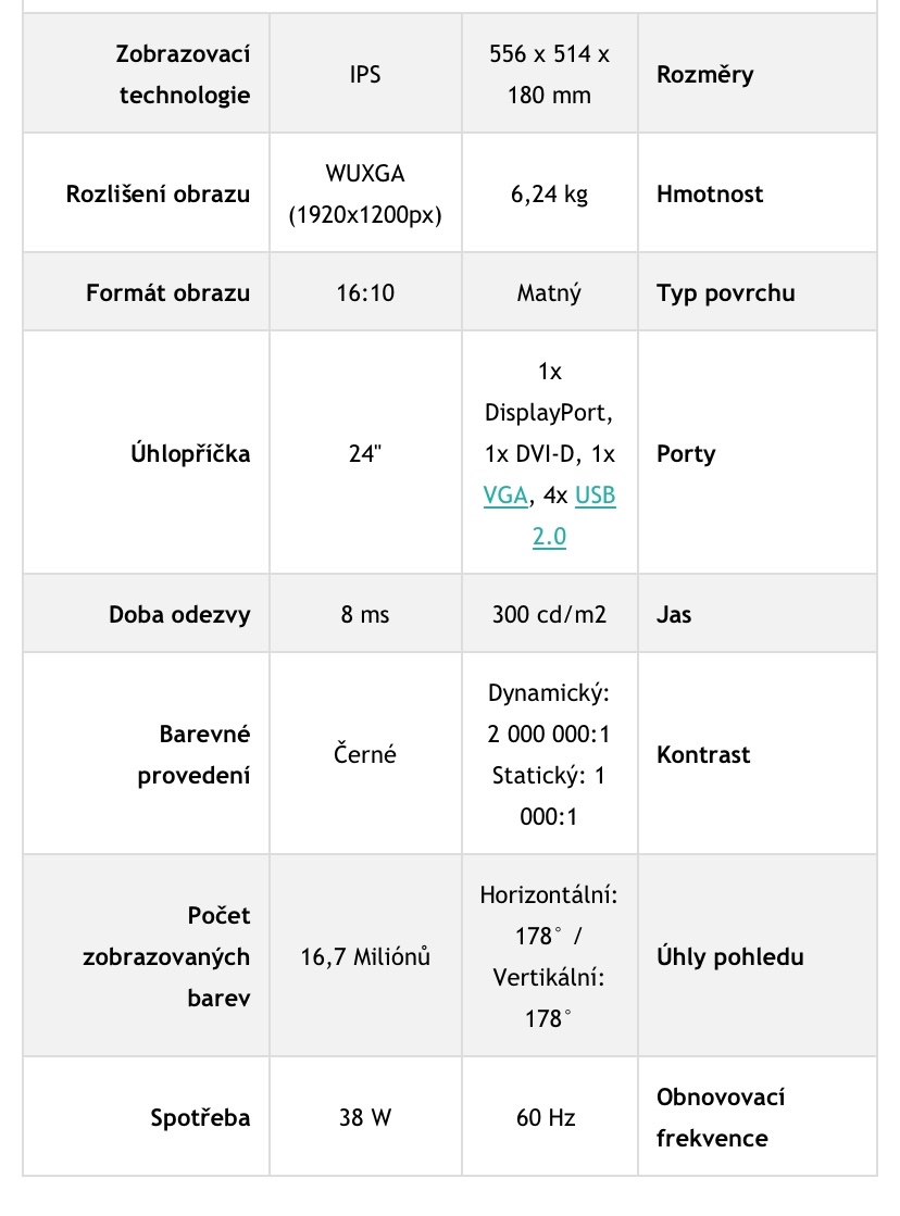 Dell UltraSharp U2412Mb - 8