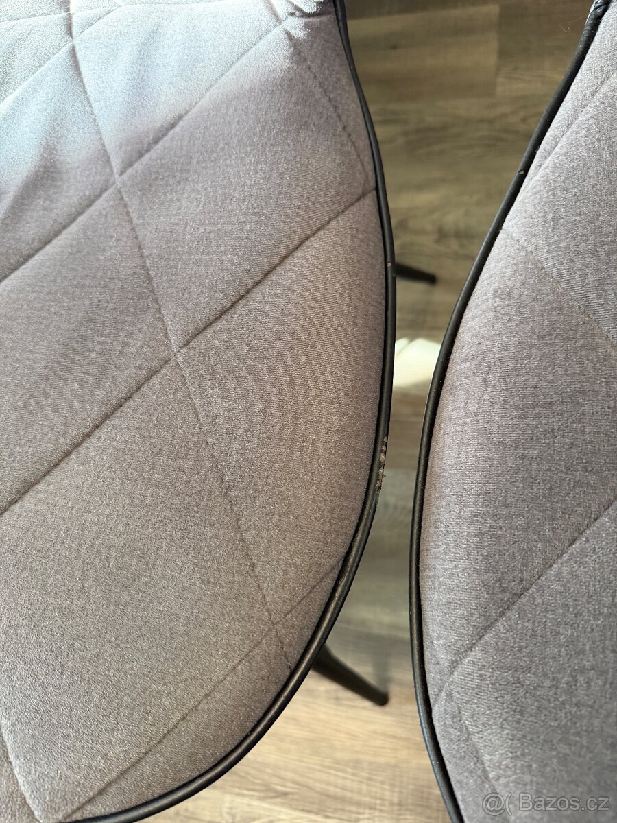 4 čalouněné jídelní židle - 8