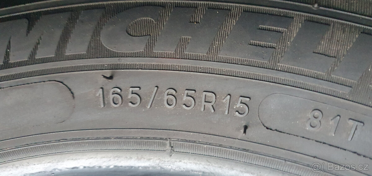 165/65/15 2x letní pneu Michelin - 8