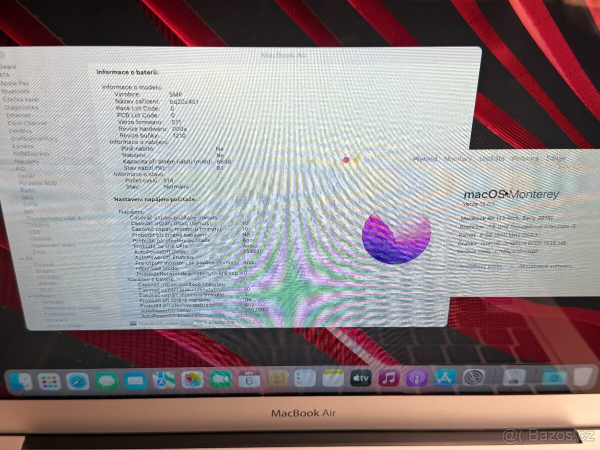 Macbook Air 13'' 2015 / i5 / 8GB / 128GB SSD - DPH - 8