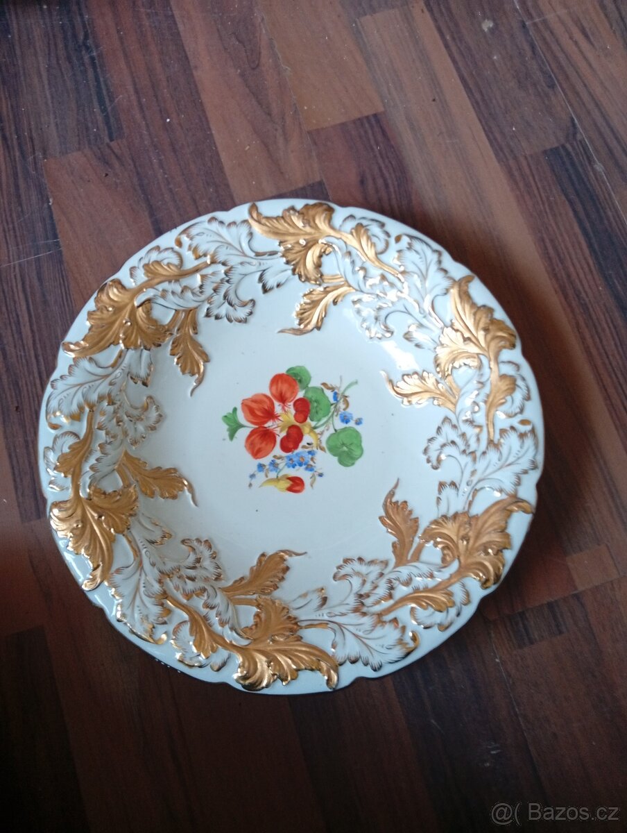 Míšeňský porcelánový talíř - 8