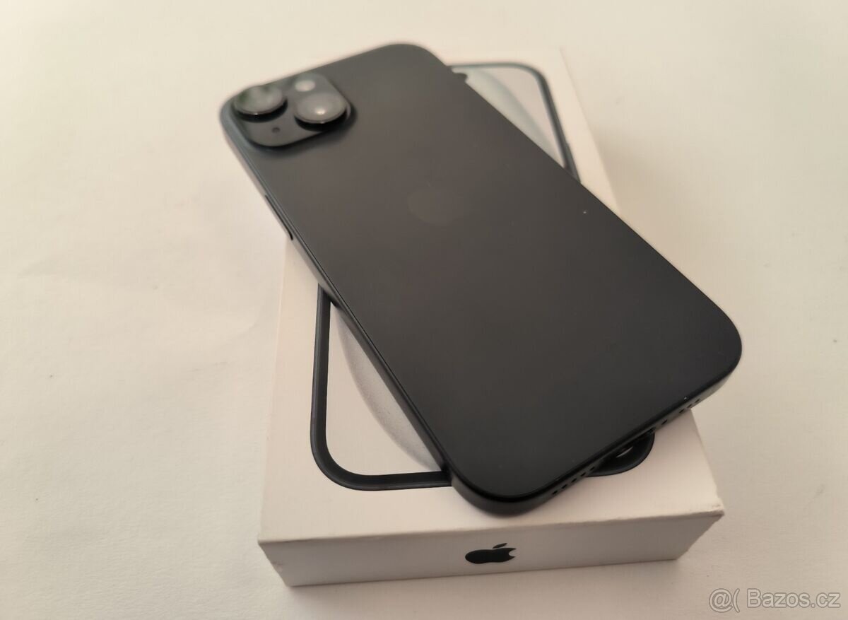 apple iphone 15 128gb Midnight / Batéria 100% - 8