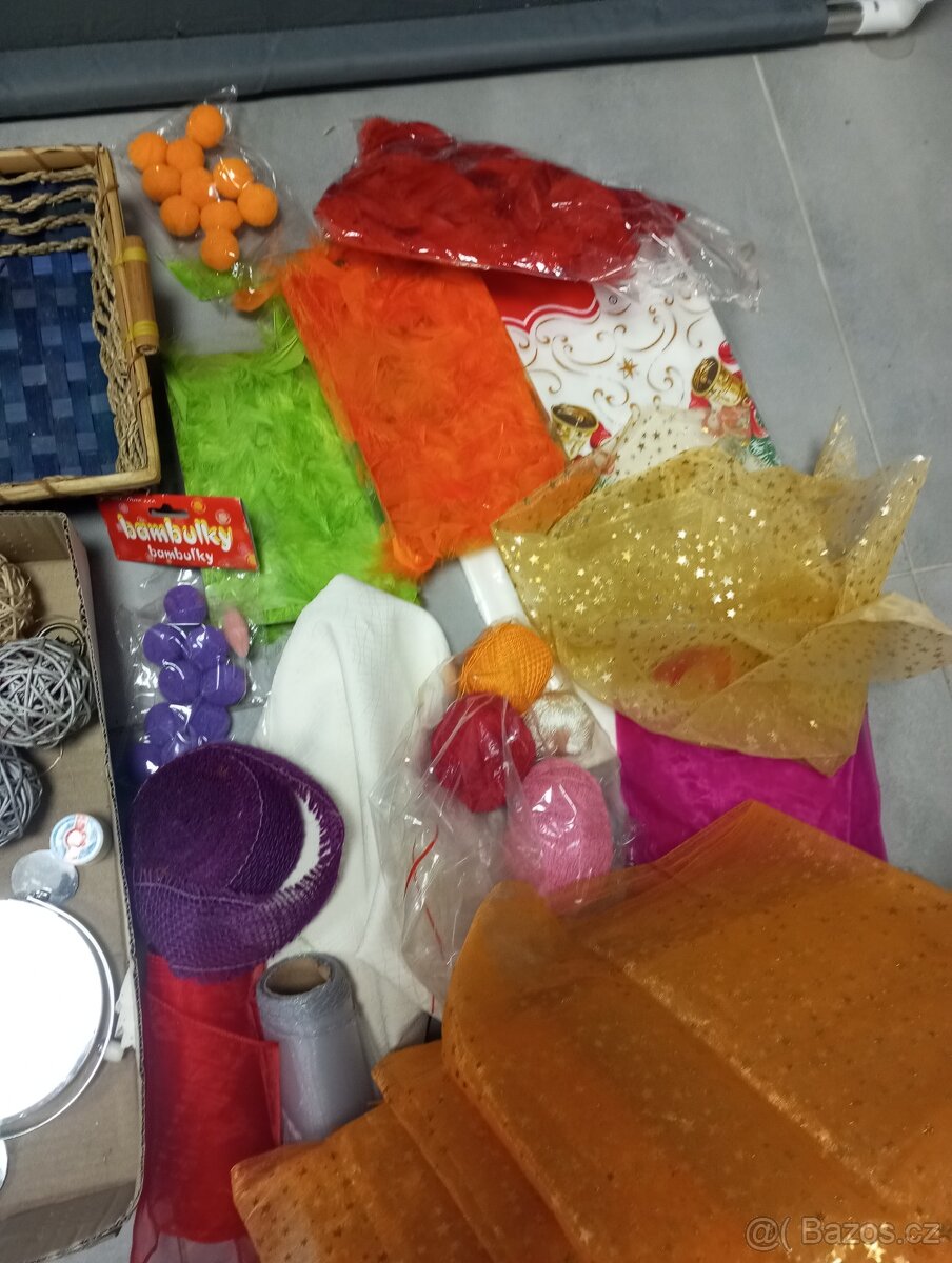 Mix věcí na výrobu dekorací za celkem 250 Kč - 8