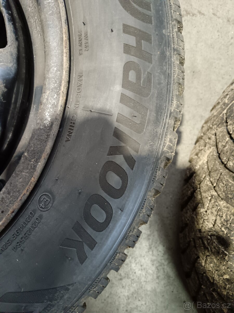 Fabia 175/70 R14 hankook Winter 5Jx14 ET35 nové 99% - 8