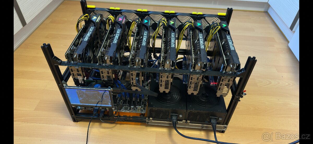 Mining rig asus tuf 3070 - 8