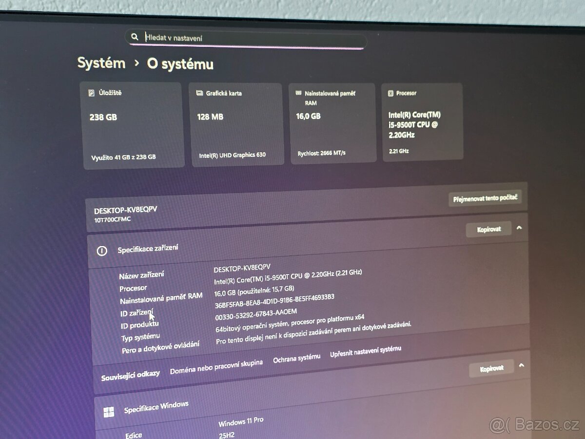 Lenovo ThinkCentre M720q Tiny – Výkonný micro PC v TOP stavu - 8