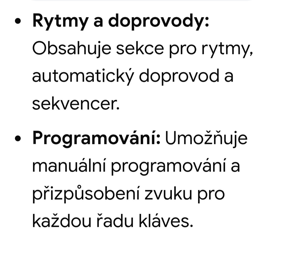 AKCE do 23.2 za 2500Ķč. Varhany Farfisa TS600 - 8